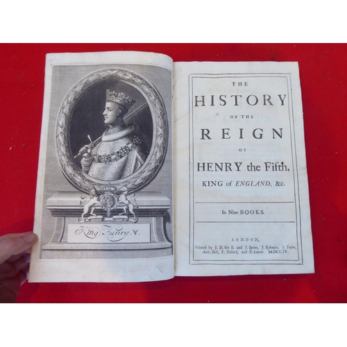 99 - Book: 'The History of the Reign of Henry V'  1704, in one volume