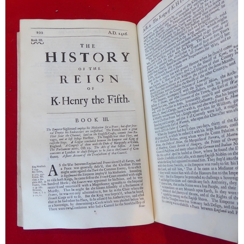 99 - Book: 'The History of the Reign of Henry V'  1704, in one volume