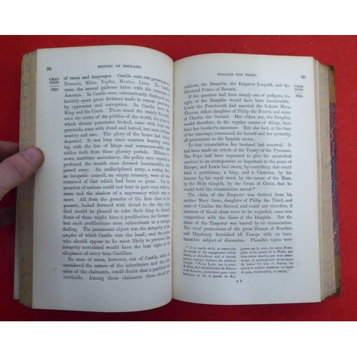 150 - Books, history of England and British Monarchs reference: to include works by Lord MaCaulay  dated 1... 