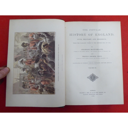 150 - Books, history of England and British Monarchs reference: to include works by Lord MaCaulay  dated 1... 