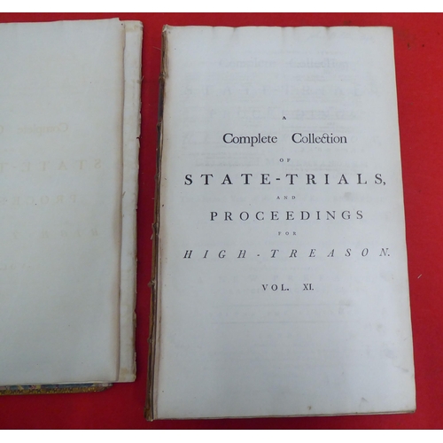 152 - Books: 'A Complete Collection of Trials'  circa 1755, in four volumes