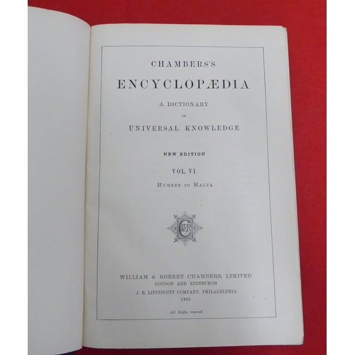 166 - Books: 'Chambers Encyclopaedia'  1901, in ten volumes