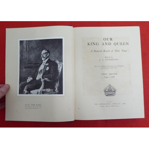 179 - Books: Royal related: Our King and Queen in three volumes