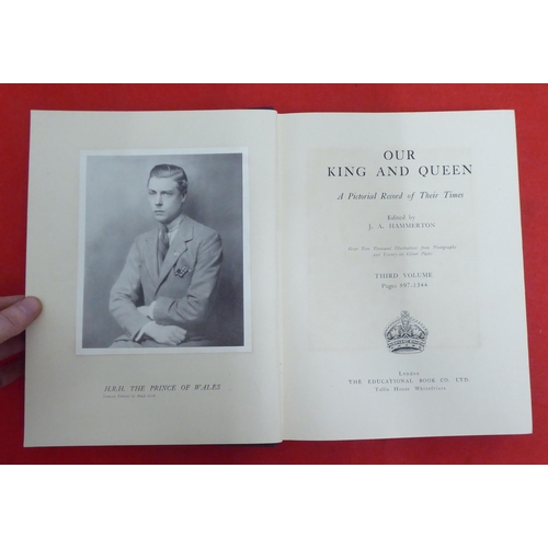 179 - Books: Royal related: Our King and Queen in three volumes