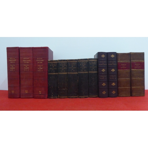 184 - Books, relating to the history of England: to include 'Social England' edited by HD Traill