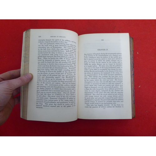 194 - Books, mainly 19thC reference: to include incomplete volumes of 'Macaulay's, England'  1855