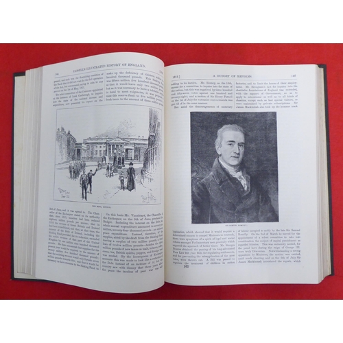 198 - Books: 'Cassells History of England' Special Edition, in nine volumes