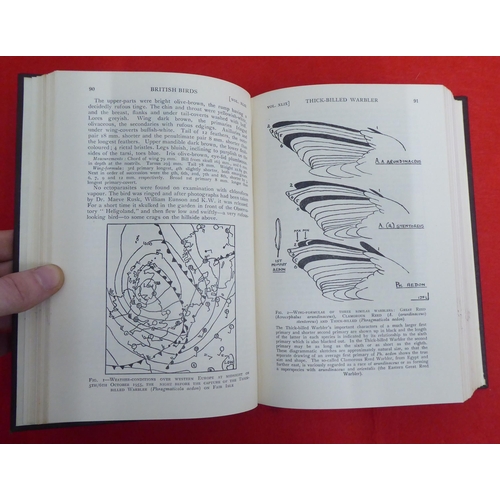 221 - Uncollated 'British Bird Annuals' by Nicholson & Colleagues from 1946-1973, in eighteen volumes