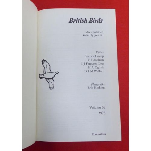 221 - Uncollated 'British Bird Annuals' by Nicholson & Colleagues from 1946-1973, in eighteen volumes