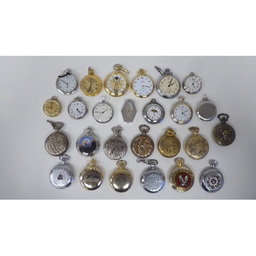 116 - Twenty-five various modern open face and other watches: to include Ingersoll, Perex, Citron and Bule... 