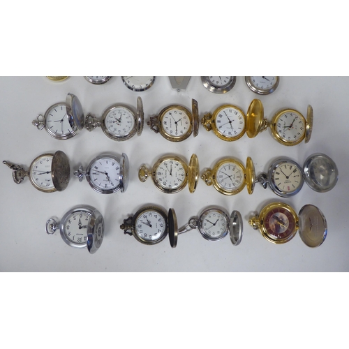 116 - Twenty-five various modern open face and other watches: to include Ingersoll, Perex, Citron and Bule... 