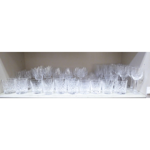 170 - Glassware: to include tumblers and Champagne flutes 