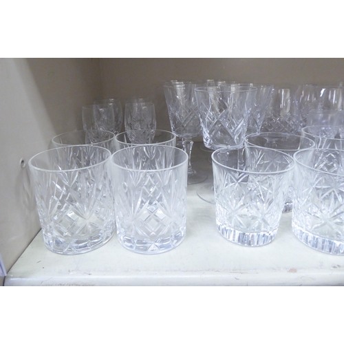 170 - Glassware: to include tumblers and Champagne flutes 