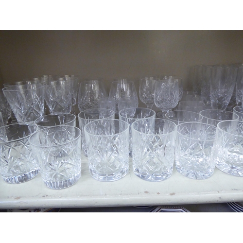 170 - Glassware: to include tumblers and Champagne flutes 