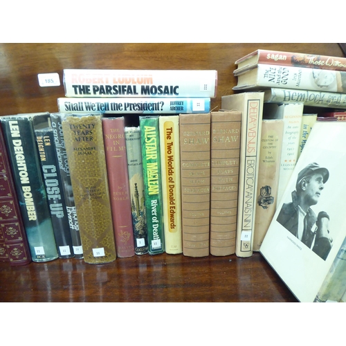 185 - Books: to include 'Bernard Shaw Play's'  First publication; and works by Alistair Maclean