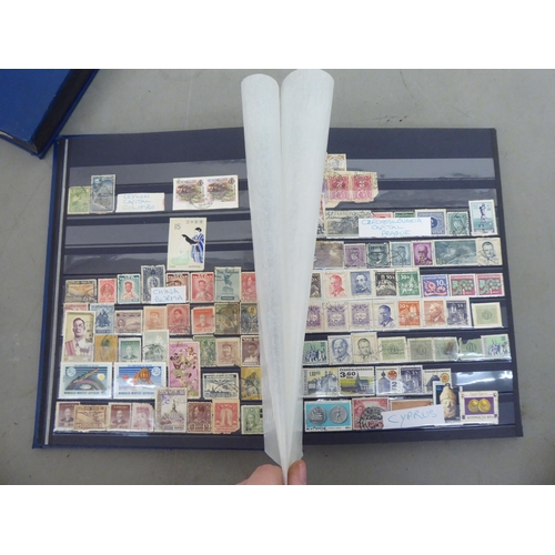 190 - Uncollated stamps and ephemera: to include used Queen Elizabeth II issues, maps and religious text&n... 