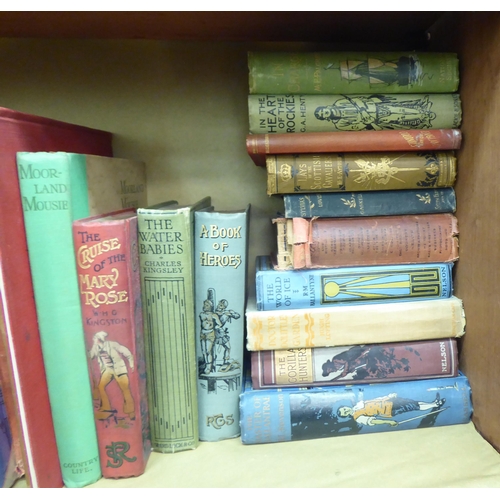 194 - Books, mainly early 20thC: to include works by Lewis Carroll; Rudyard Kipling; GA Henty; and WHG Kin... 