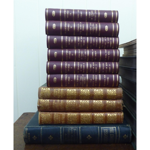 209 - Books, antiquarian and German text: to include 'Shakespeare Works' in six volumes 