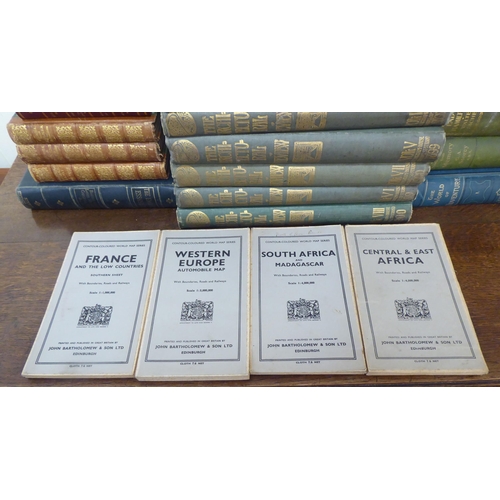 209 - Books, antiquarian and German text: to include 'Shakespeare Works' in six volumes 