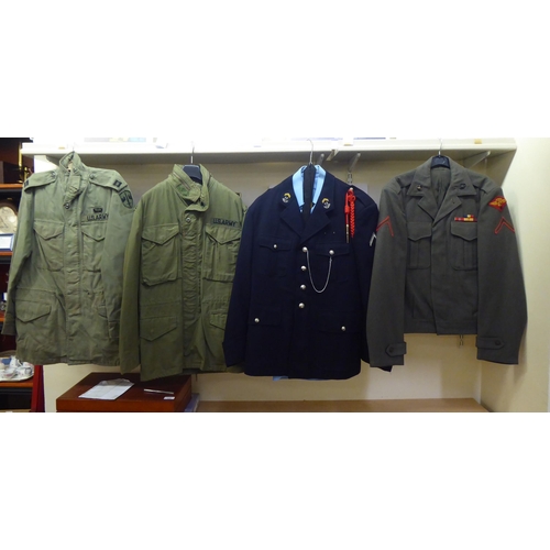 215 - Military uniforms: to include a Russian example (Please Note: this lot is subject to the statem... 