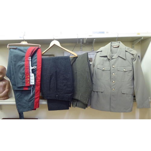 215 - Military uniforms: to include a Russian example (Please Note: this lot is subject to the statem... 