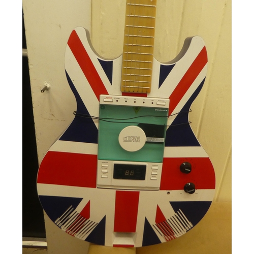 364 - A modern CD player, fashioned as an electric guitar  41