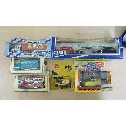 390 - Diecast and other model vehicles: to include examples by Burago and Matchbox  some boxed