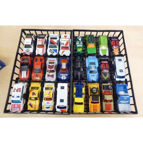 390 - Diecast and other model vehicles: to include examples by Burago and Matchbox  some boxed