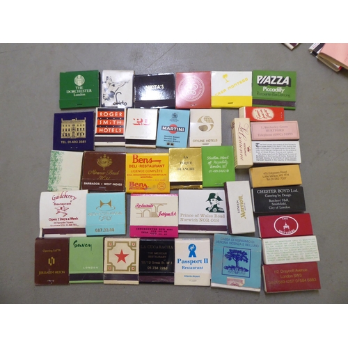 392 - A collection of matches  boxed & sleeved