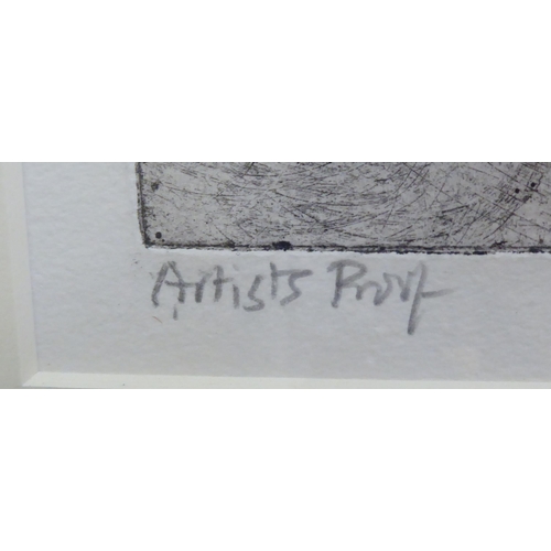 82 - After Julian Trevelyan - 'Steamer 1974'  artists proof  bears a pencil title & signature  9