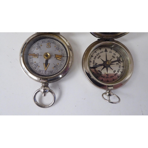 86 - Six vintage and later open face pocket watches and later stop watches: to include Heuer and Sekonda