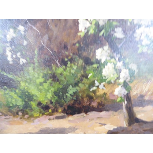 131 - J Kutcheoulry - a tree in a landscape  oil on canvas  bears a signature & dated 1897&n... 