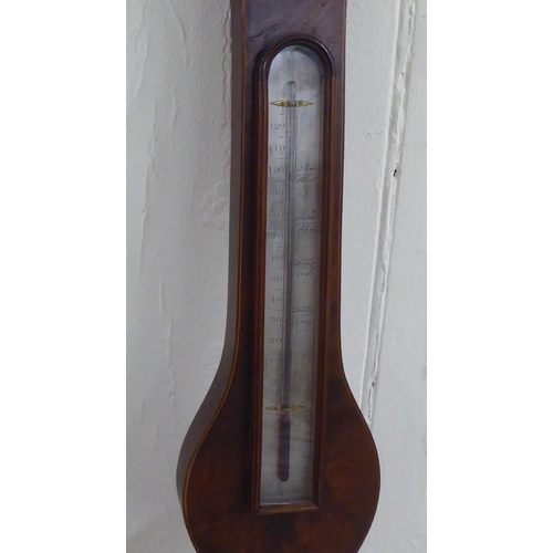 133 - A late 19thC mahogany cased barometer  38