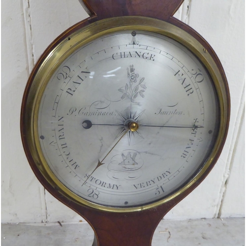 133 - A late 19thC mahogany cased barometer  38