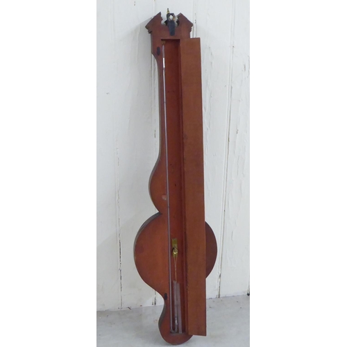 133 - A late 19thC mahogany cased barometer  38