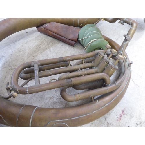 167 - A brass tuba  38