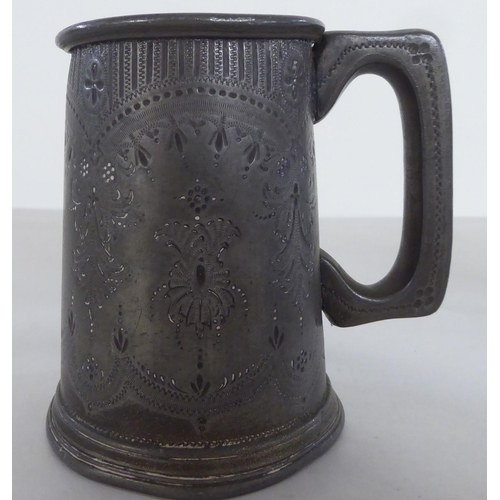 169 - 18thC, 19thC and later pewter: to include tankards 