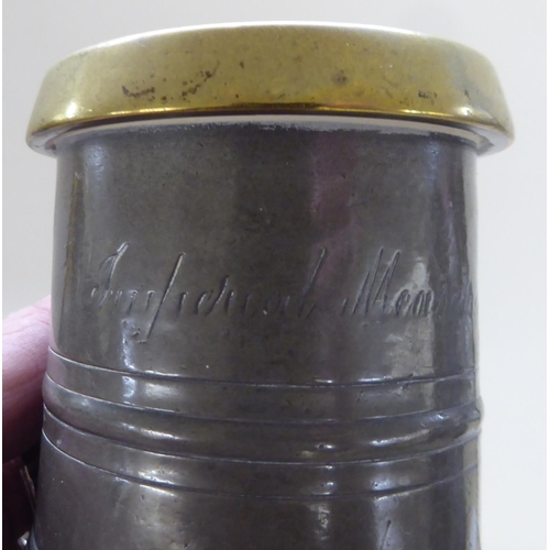 169 - 18thC, 19thC and later pewter: to include tankards 