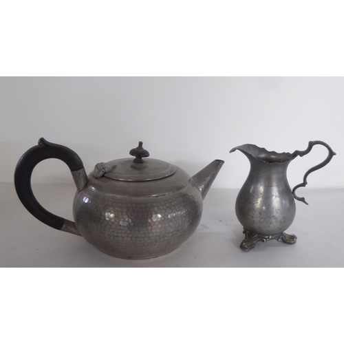 169 - 18thC, 19thC and later pewter: to include tankards 