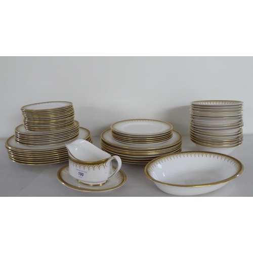 190 - Paragon bone china Athena pattern tableware 