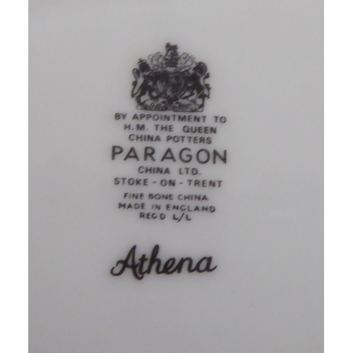 190 - Paragon bone china Athena pattern tableware 