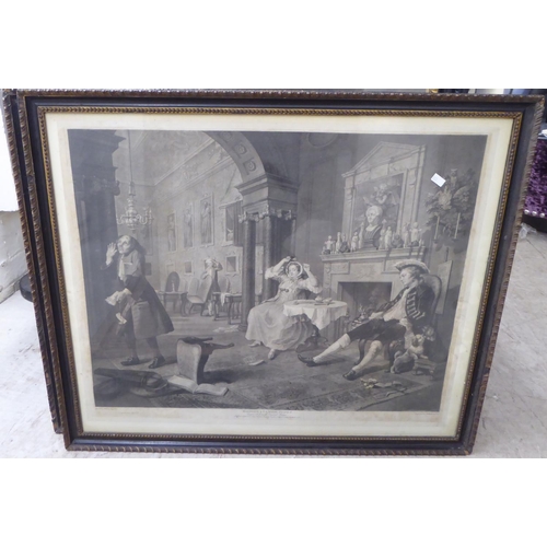 200 - 19thC monochrome engraving prints: to include interior scenes  20