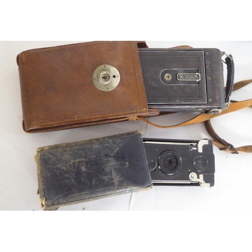 201 - Photographic equipment: to include an Edwardian mahogany plate camera body