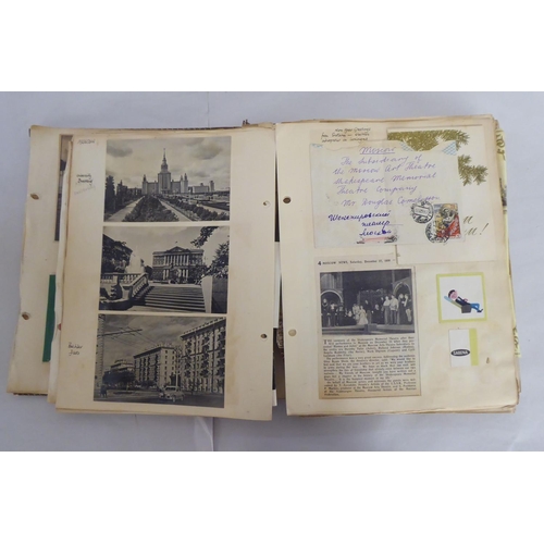 206 - Uncollated, mainly theatre related ephemera: to include programmes and interior photographs