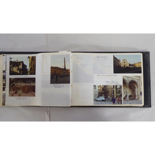 213 - Uncollated ephemera: to include personal photographs of trips with annotations, the three albums&nbs... 