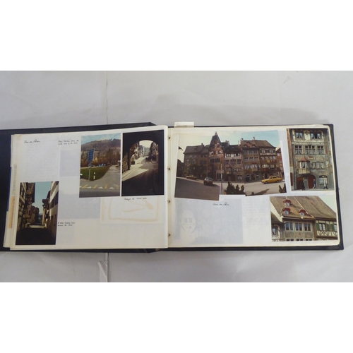 213 - Uncollated ephemera: to include personal photographs of trips with annotations, the three albums&nbs... 