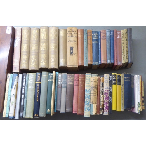 219 - Books, mixed 19th and 20thC reference: to include works by Arthur Ransome and George Macdonald 