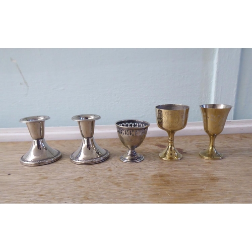 231 - Silver plated tableware: to include tureen and covers; goblets; and a cigarette box  7