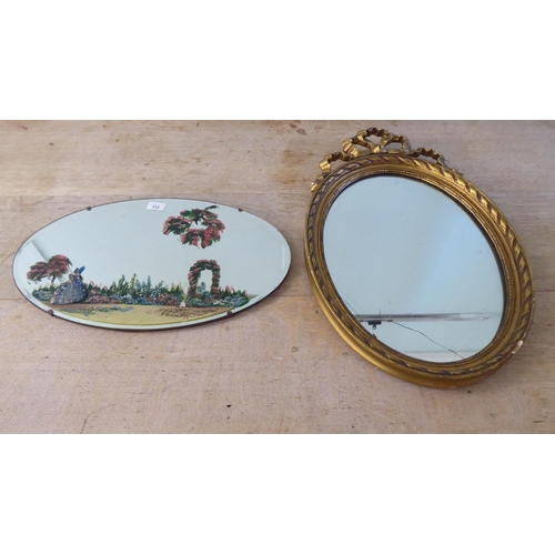 232 - Two dissimilar 20thC mirrors  13