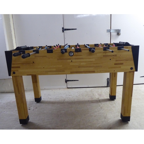 249 - A BCE pine effect foosball table  32